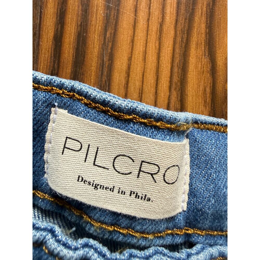 NWT Pilcro Nova High-Rise Wide-Leg Belted Jeans Size 30 - Picture 7 of 13